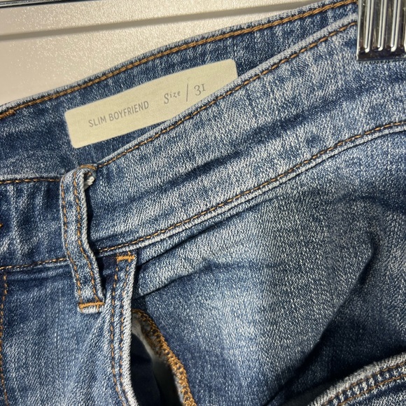 Anthropologie Pilcro Mid-Rise Slim Boyfriend Denim Shorts Sz 31 - Picture 11 of 14